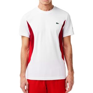 Men`s Novak Djokovic Ultra-Dry Tennis Crew White