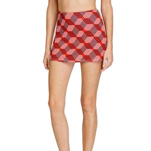 Women`s Capri 13.5 Inch Tennis Skort Hexagon Horizon