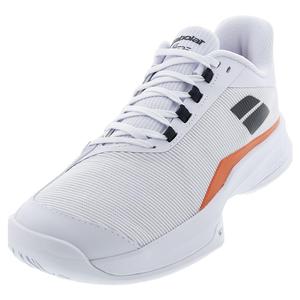 Men`s Jet Tere 2 All Court Tennis Shoes White and Strike Red