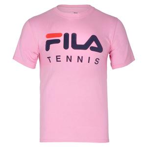 Mens Fila Tennis Tee Pink
