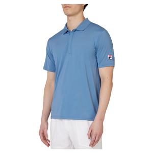 Men`s Short Sleeve Tennis Polo Elemental Blue