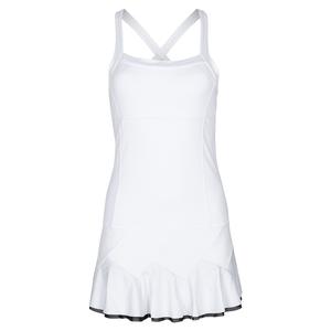 Women`s Rhapsody Tennis Dress White and Black