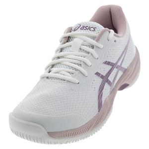 Womens Gel-Game 9 Tennis Shoes White and Dusty Mauve