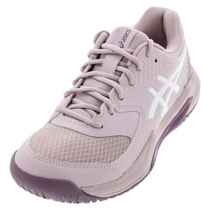 Womens Gel-Dedicate 8 Tennis Shoes Watershed Rose and White