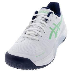 Mens Gel-Challenger 14 Tennis Shoes White and New Leaf