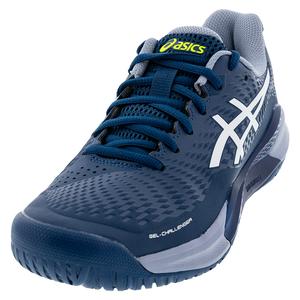 Mens Gel-Challenger 14 Tennis Shoes Mako Blue and White