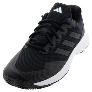 Mens Gamecourt 2 Tennis Shoes Black and White