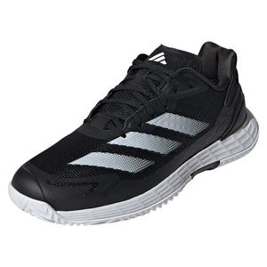 Mens Defiant Speed 2 Tennis Shoes Core Black and White