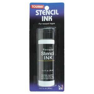 Tennis Racquet Stencil Ink BLACK