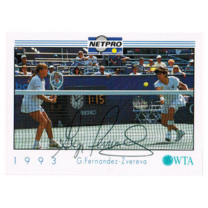 Gigi Fernandez Signed Doubles