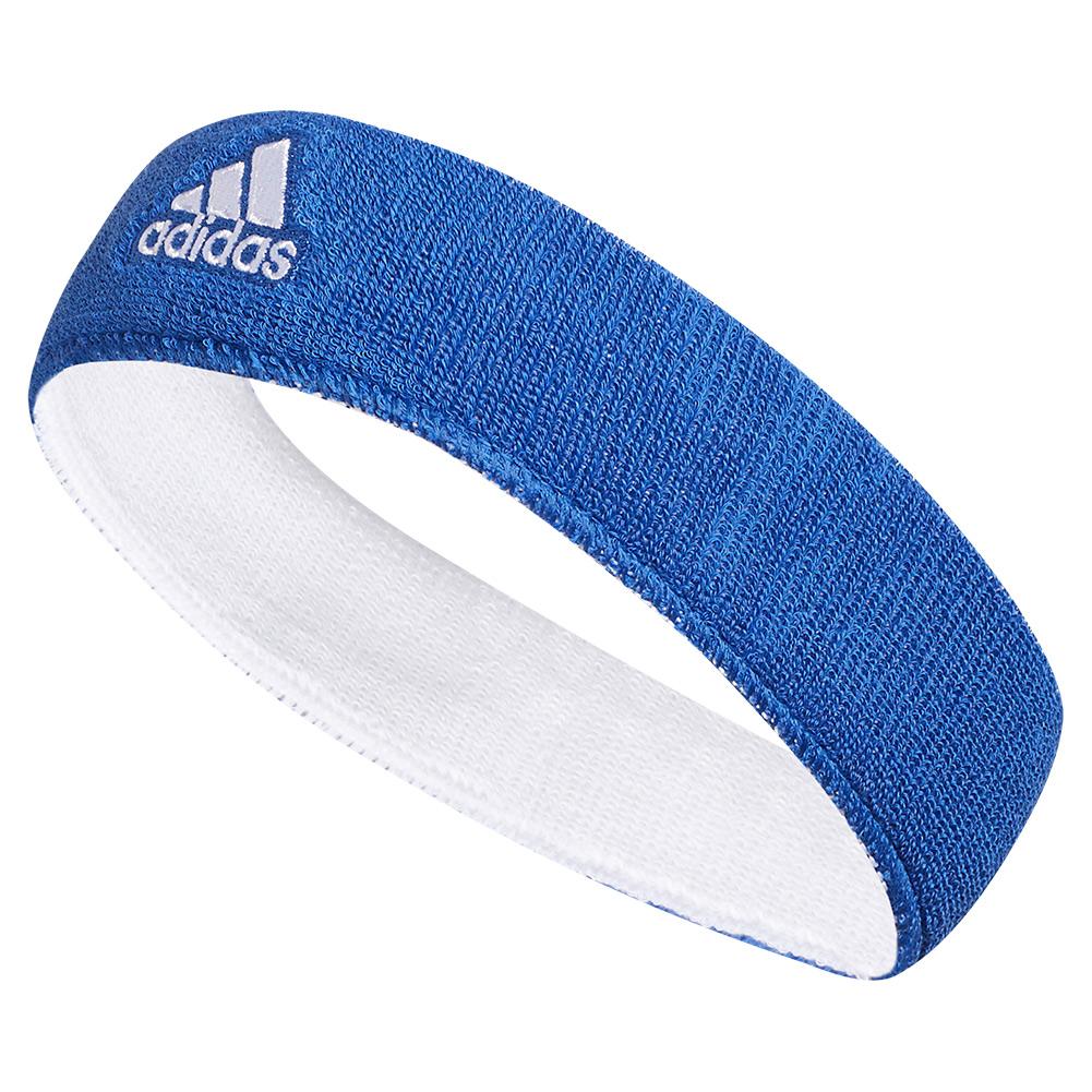 adidas Interval Reversible Tennis Headband Blue and