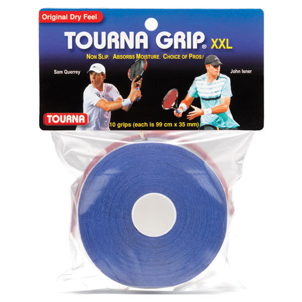  Tourna Grip Xxl 10 Pack Blue Tennis Overgrip