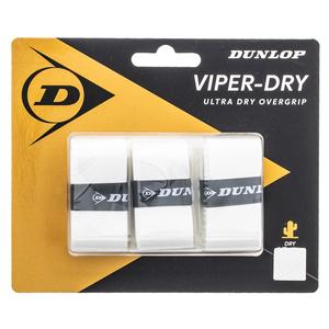 Viperdry White 3 Pack Ultra Dry Tennis Overgrip