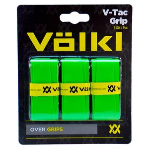 V-Tac 3 Pack Neon Green Tennis Overgrip