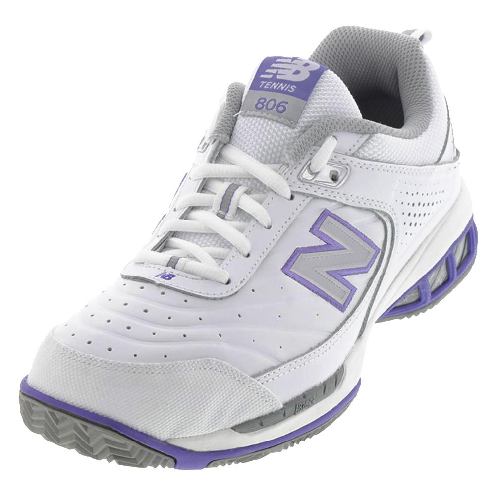 NEW BALANCE WOMENS WC806 2A WIDTH SHOES WHITE