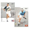 Andy Roddick vs Roger Federer Major Match Up Tennis Collector Card