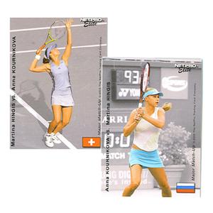 Martina Hingis vs Anna Kournikova Major Match Up Tennis Collector Card