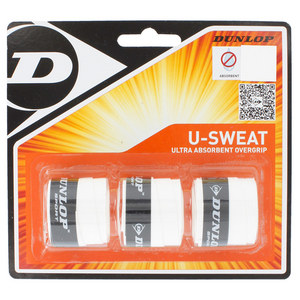 U Sweat 3 Pack Tennis Overgrip White