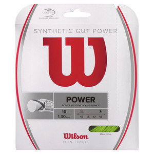 Synthetic Gut Power Tennis String LIME