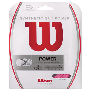 Synthetic Gut Power Tennis String PINK