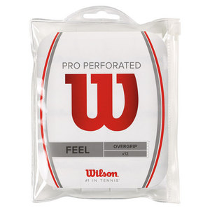 Pro Overgrip Perforated 12 Pack White