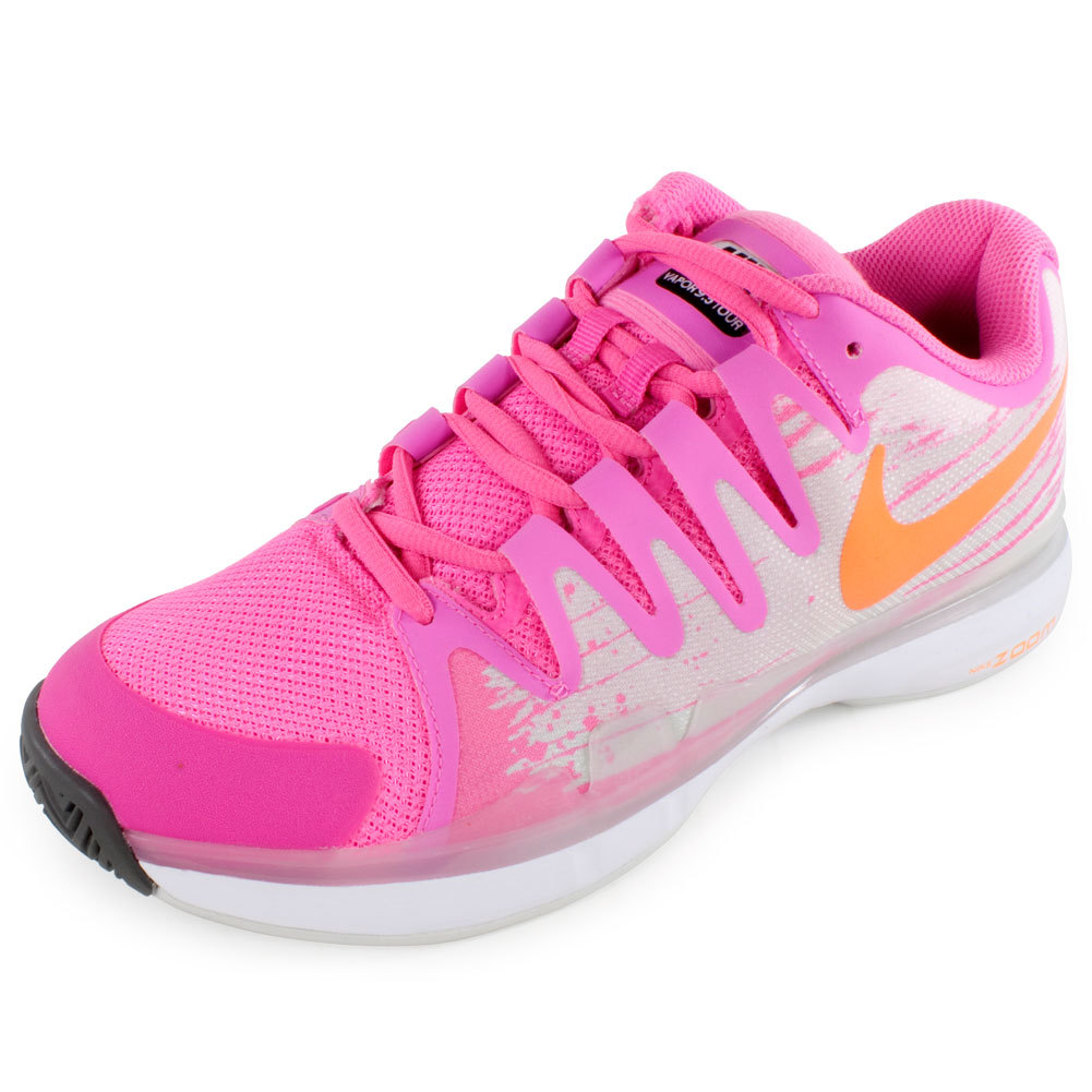 Tennis Express | NIKE Women`s Zoom Vapor 9.5 Tour Tennis Shoes Pink ...