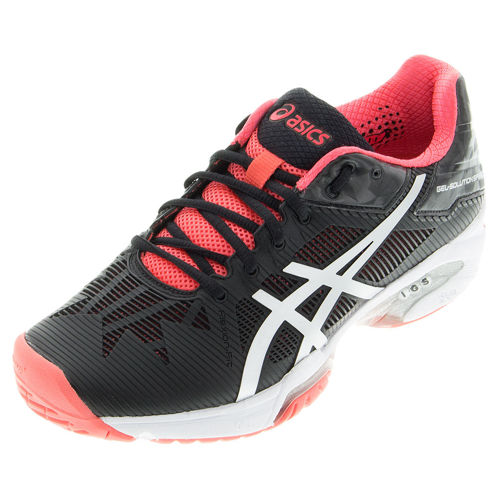 Women`s Gel-Solution Speed 3 Tennis Shoes Black and Diva Pink | eBay