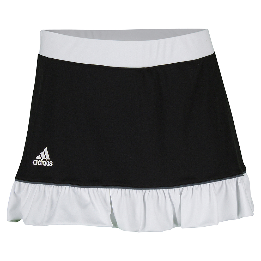 Adidas Women`s Court 12 inch Tennis Skort White and Black | eBay