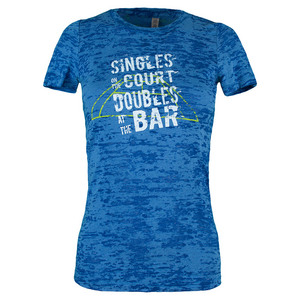 Women`s Singles/Doubles Tennis Tee RY_ROYAL_BURNOUT