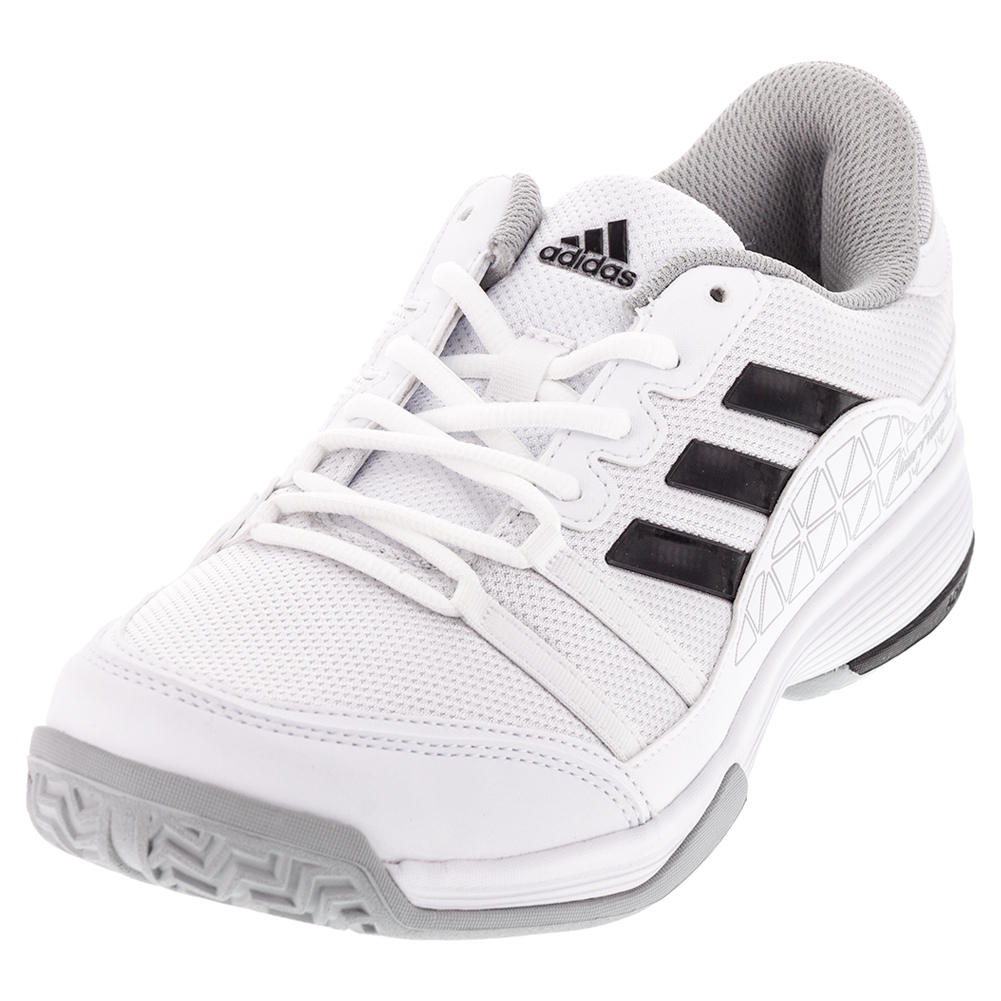 Men`s Barricade Court Wide Tennis Shoes White and Black