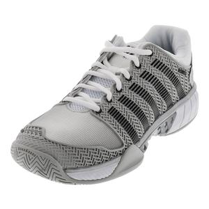 Men`s HyperCourt Express Tennis Shoes Glacier Gray and White