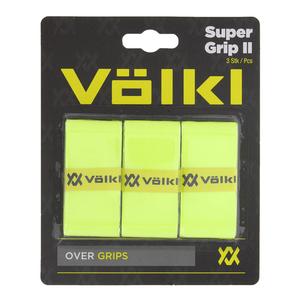 Super Grip II 3 Pack Tennis Overgrip Neon Yellow