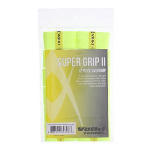 Super Grip II 12 Pack Tennis Overgrip Neon Yellow