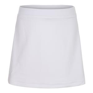 Girls` Border Tennis Skort White