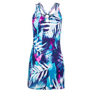 Women`s Jasmine Tennis Dress Tropical Summer Print