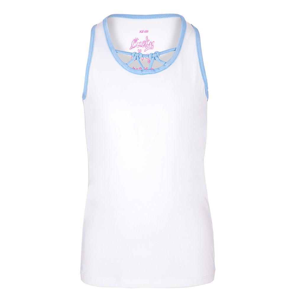 Lucky In Love Girls' Why Knot Tennis Tank