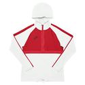 Women`s Stretch Woven Track Top 024_RED/WHITE