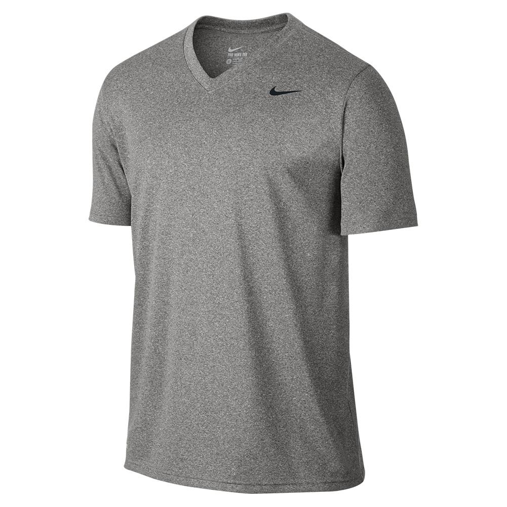 Mike Nike Men`s Dry V-Neck Training T-Shirt | Tennis Express