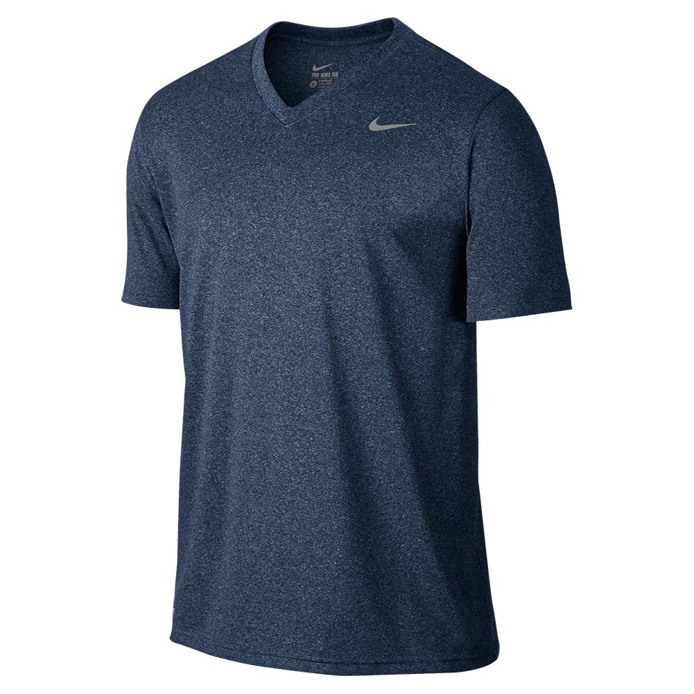 Mike Nike Men`s Dry V-Neck Training T-Shirt | Tennis Express