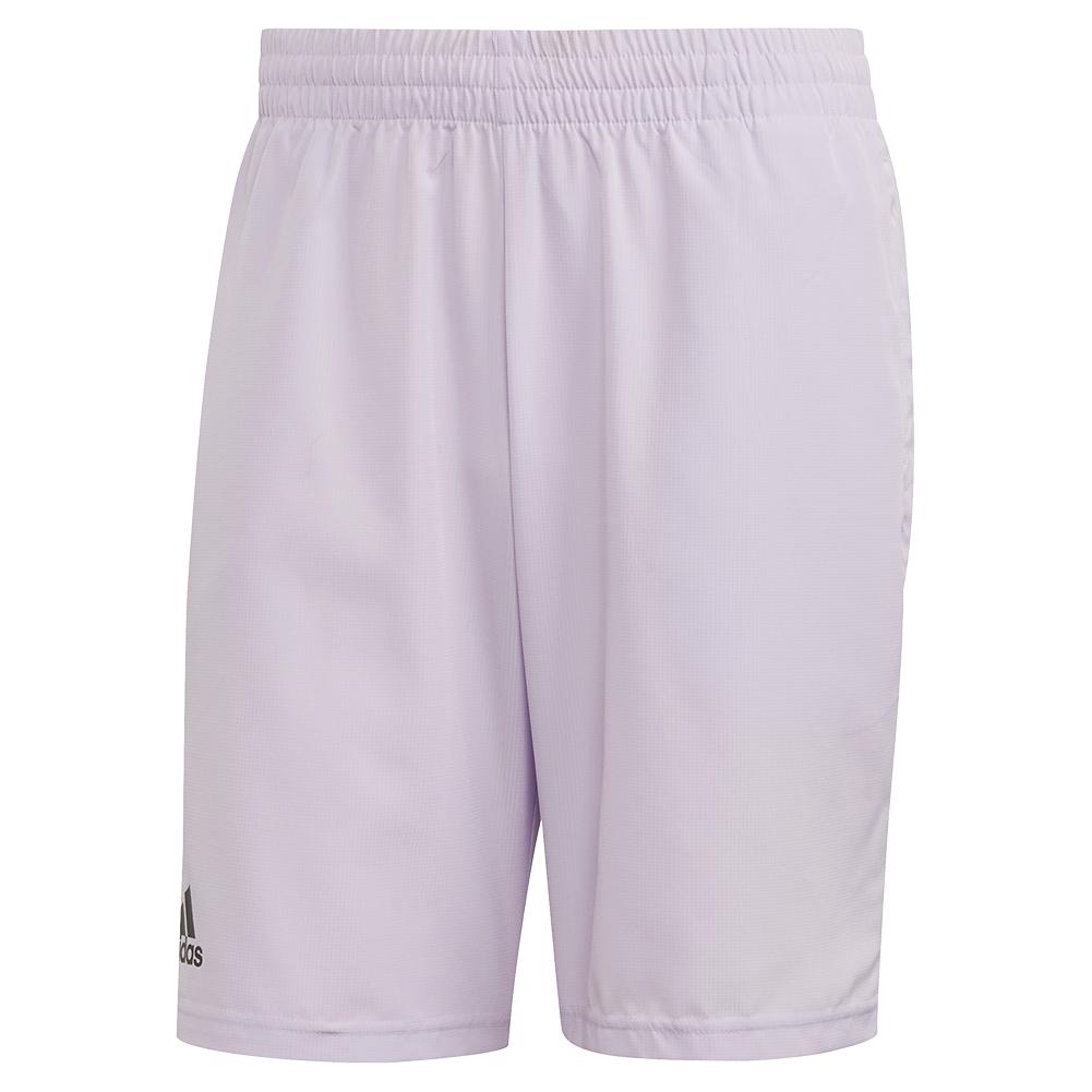 adidas Men`s Club 9 Inch Tennis Short Purple Tint and Grey Six | Tennis ...
