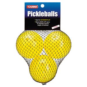 Outdoor Pickleballs 3 Pack Yellow