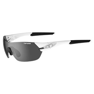 Slice Sunglasses Matte White with Smoke Lenses