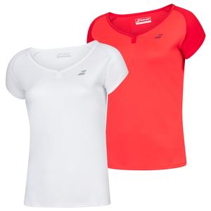 Girls` Play Cap Sleeve Tennis Top