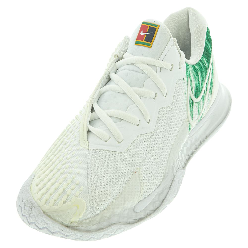 white green tennis shoes