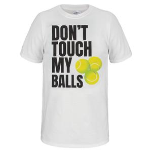 Unisex Don`t Touch Tennis Tee White