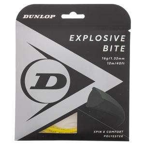 Dunlop Explosive Bite Yellow 16G Tennis String | Tennis Express