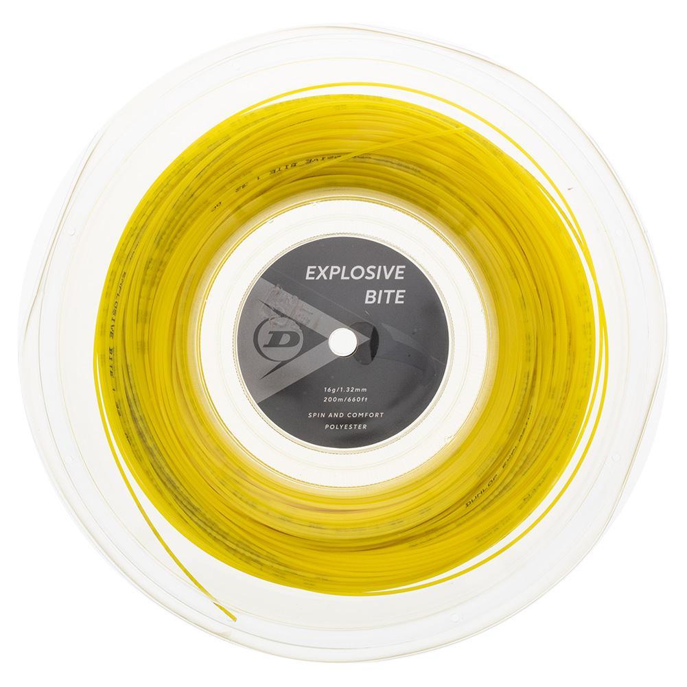 Dunlop Explosive Bite Yellow Tennis String Reel Tennis Express