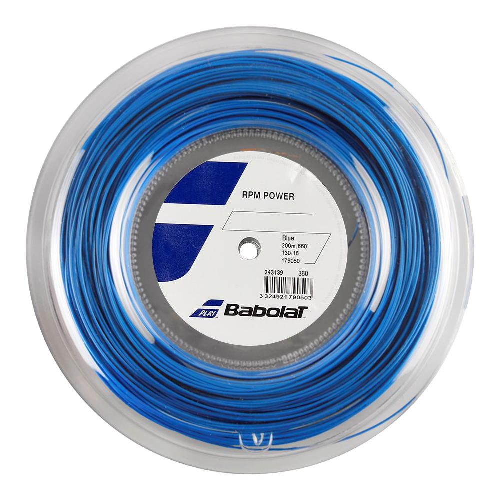 Blue tennis strings - Babolat RPM Power Reel Tennis String Blue