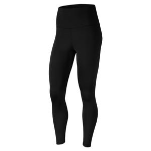 Women`s 7/8 Yoga Tights Black and Dark Smoke Grey