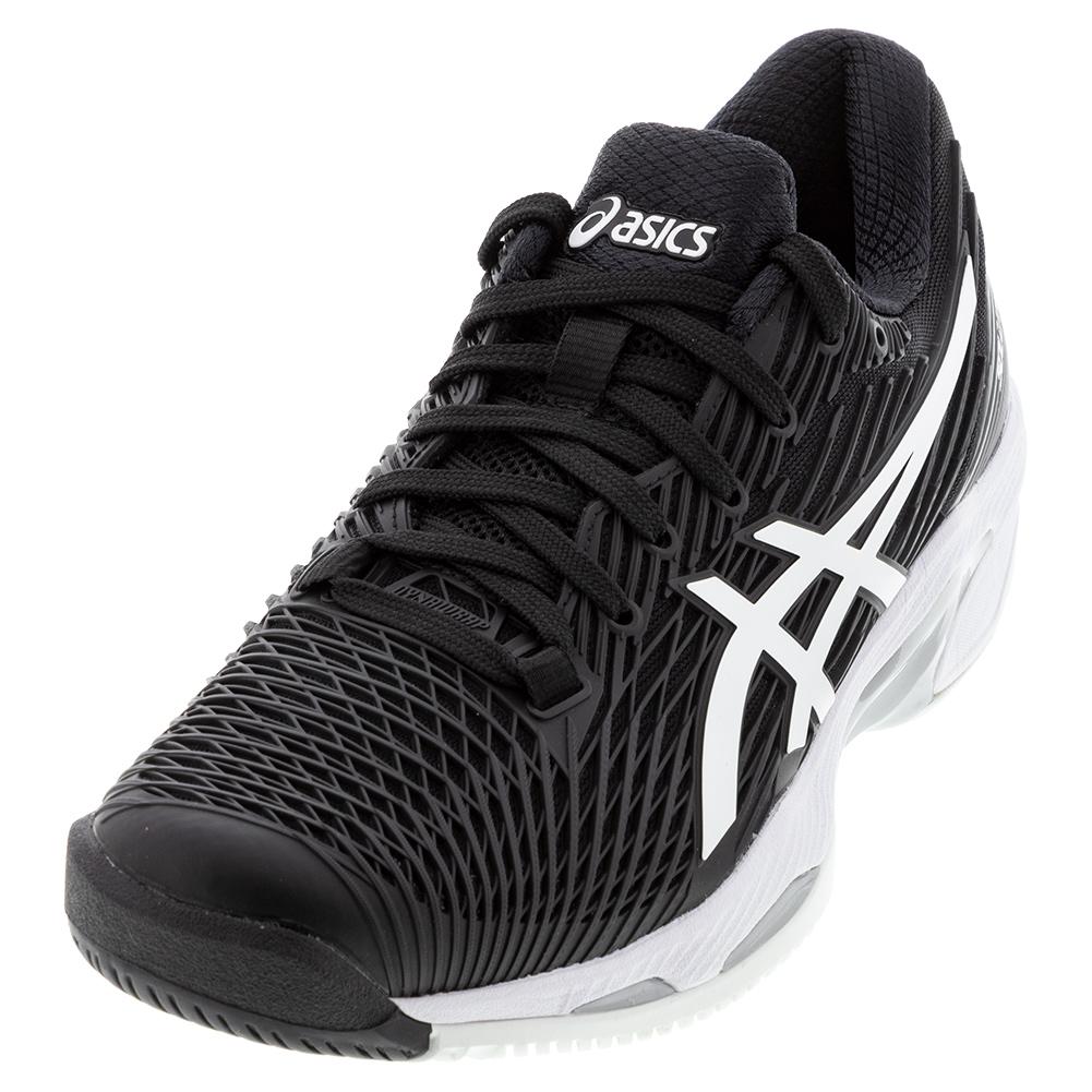 asics black tennis shoes womens